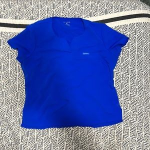 Jaanuu Royal Blue Scrub Top